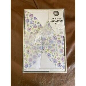 Wilton Complete Invitation Kit . New 20 sets per box Lilac Love